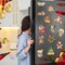 30 Pcs Christmas Diamond Painting Magnets for Refrigerator Santa Claus Diamond Art Painting Magnets Kits Fridge Diamond Art Stickers for Xmas DIY Home Decor